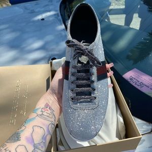 Gucci glitter dress shoes